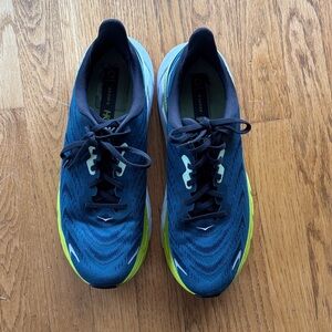 Hoka One One Green and Black Running Shoes